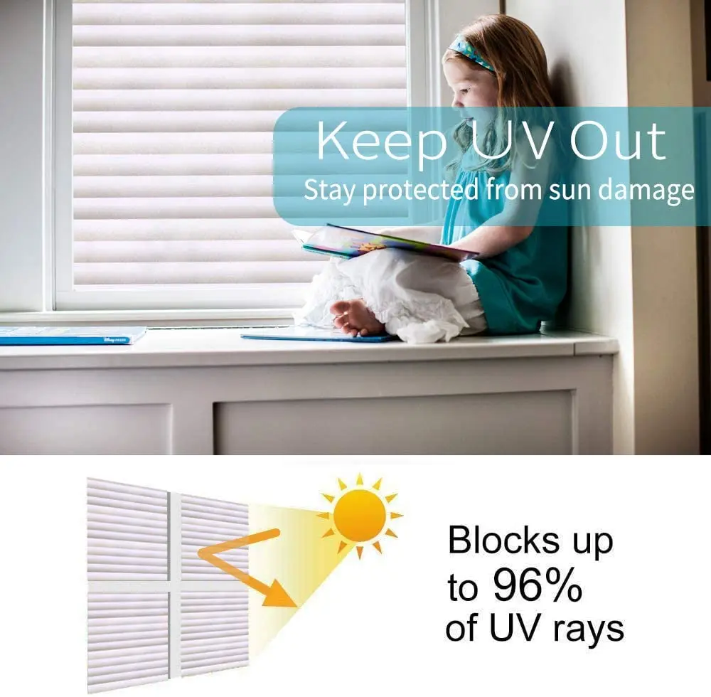 Privacy Window Film Self Adhesive Film Blinds Stripe Glass Sticker Opaque Stained Window Clings No Glue Anti UV Vinyl Glass Foil
Privacy Window Film Self Adhesive Film Blinds Stripe Glass Sticker Opaque Stained Window Clings No Glue Anti UV Vinyl Glass Foil