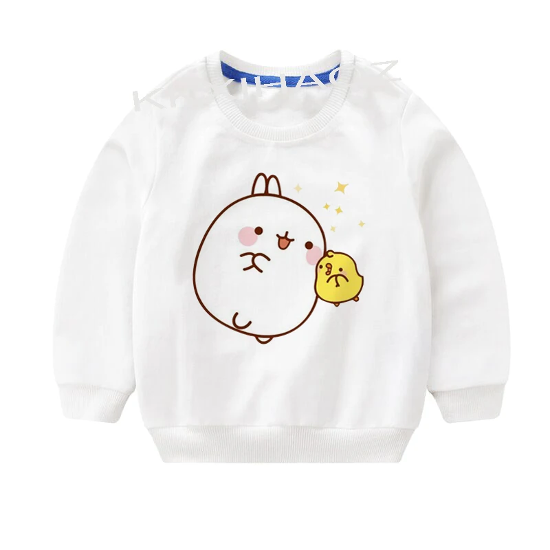 Children's Hoodies Kids Molang and Piupiu Cartoon Rabbit Sweatshirts Baby Cotton Pullover Tops Girls Boys Autumn Clothes
Children's Hoodies Kids Molang and Piupiu Cartoon Rabbit Sweatshirts Baby Cotton Pullover Tops Girls Boys Autumn Clothes