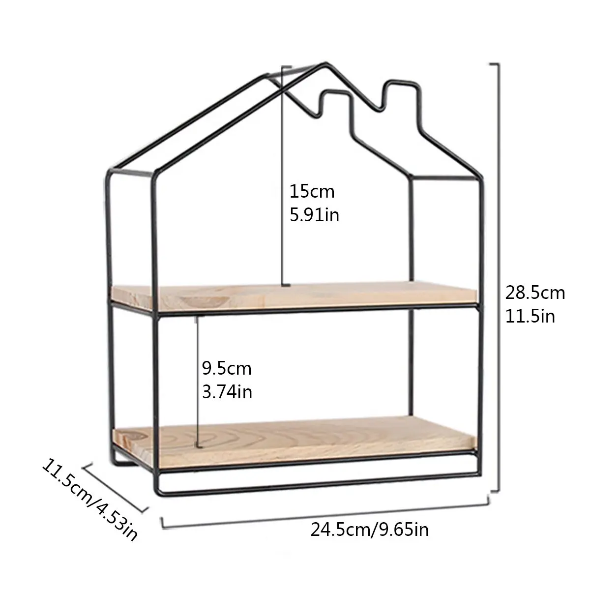 Wall Hanging Iron Wood Stand Pot Wall Holder Home Shelf Storage Holder Contracted Design Decorative Shelves Decoration Craft
Wall Hanging Iron Wood Stand Pot Wall Holder Home Shelf Storage Holder Contracted Design Decorative Shelves Decoration Craft