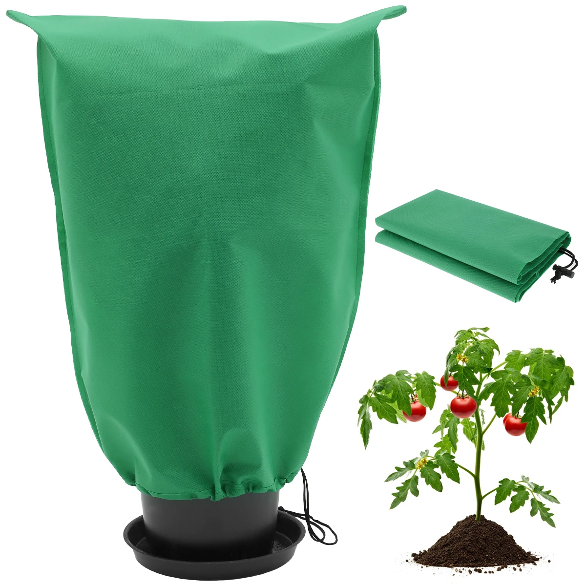 Plant Cover Freeze Protection Bag Antifreeze Cover Cold Protective Equipment Reusable Winter Tree Covers Drawstring Bags
Plant Cover Freeze Protection Bag Antifreeze Cover Cold Protective Equipment Reusable Winter Tree Covers Drawstring Bags