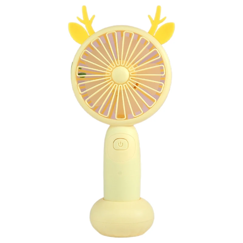 Cute Round Shape Portable Fan Small Antlers Horn Decorative Mini Handheld Air Cooler USB Charging Small Personal Cooling
Cute Round Shape Portable Fan Small Antlers Horn Decorative Mini Handheld Air Cooler USB Charging Small Personal Cooling