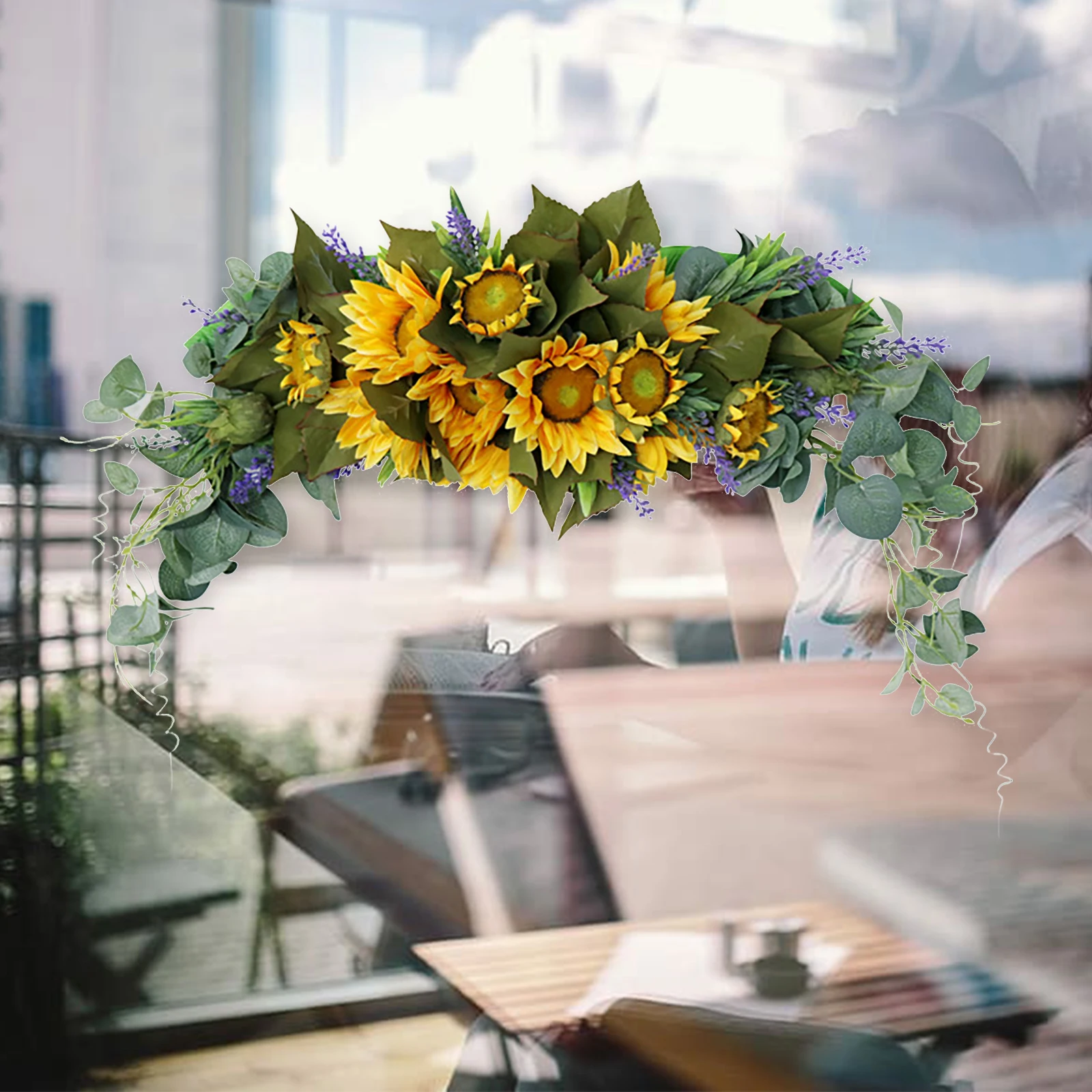 Decorative Accessory Sunflower Drop Sunflower Wreath Wall Decoration Decorative Accessory Garland Autumn Front Door Garland
Decorative Accessory Sunflower Drop Sunflower Wreath Wall Decoration Decorative Accessory Garland Autumn Front Door Garland