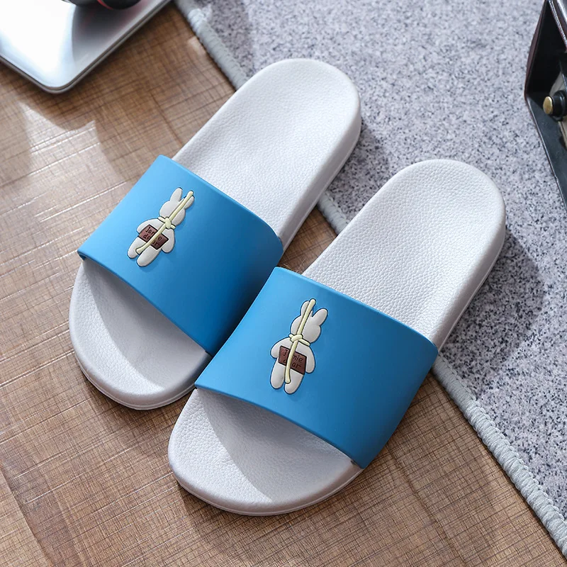 Men Women Cartoon Lovers Indoor Slippers Rabbit Flat Heels flip flop Summer Unisex Beach Sandals Zapatos TX124 
Men Women Cartoon Lovers Indoor Slippers Rabbit Flat Heels flip flop Summer Unisex Beach Sandals Zapatos TX124