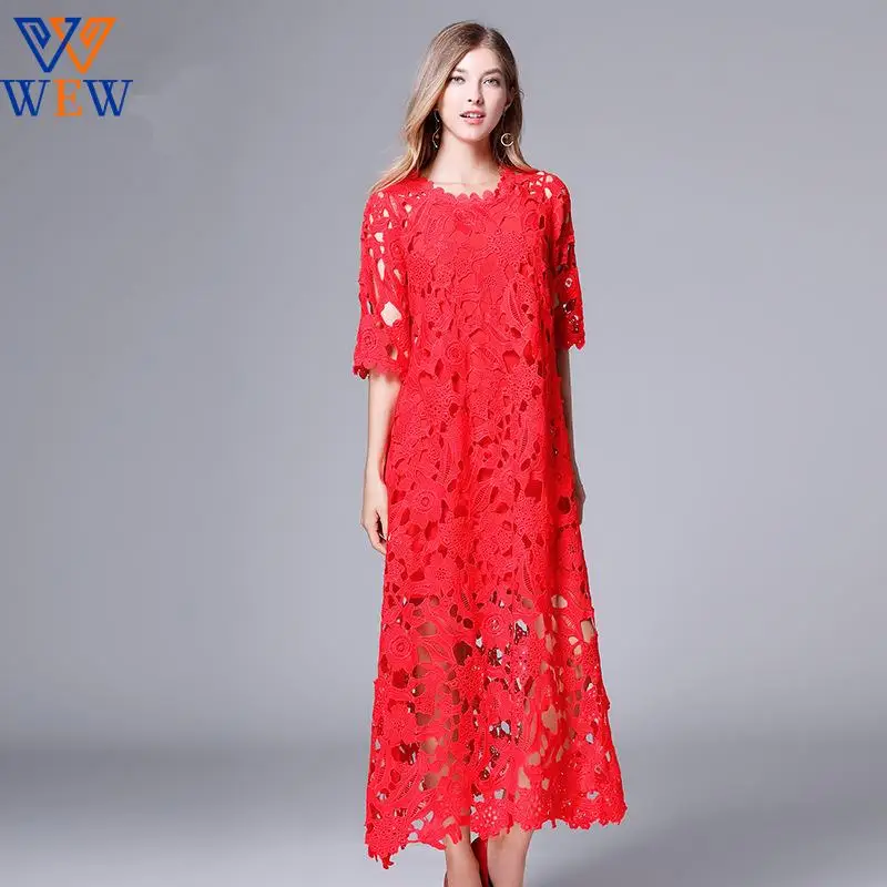 2021 New Arrival Spring Chinese Style Ankle Length 100% polyester Plus Size O-Neck Hollow Out Lace Dress Women party pride dress
2021 New Arrival Spring Chinese Style Ankle Length 100% polyester Plus Size O-Neck Hollow Out Lace Dress Women party pride dress