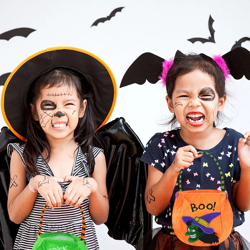 1P Creative Halloween Party Supplies Cartoon Black Cat Pumpkin Bag Portable Handheld Bag Children Trick or Treat Candy Gift Bag
1P Creative Halloween Party Supplies Cartoon Black Cat Pumpkin Bag Portable Handheld Bag Children Trick or Treat Candy Gift Bag