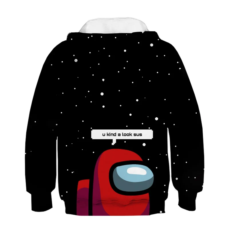 The fall of 2020 hoodie hot game among us, sweatshirts, winter warm cotton prints top children's clothing
The fall of 2020 hoodie hot game among us, sweatshirts, winter warm cotton prints top children's clothing