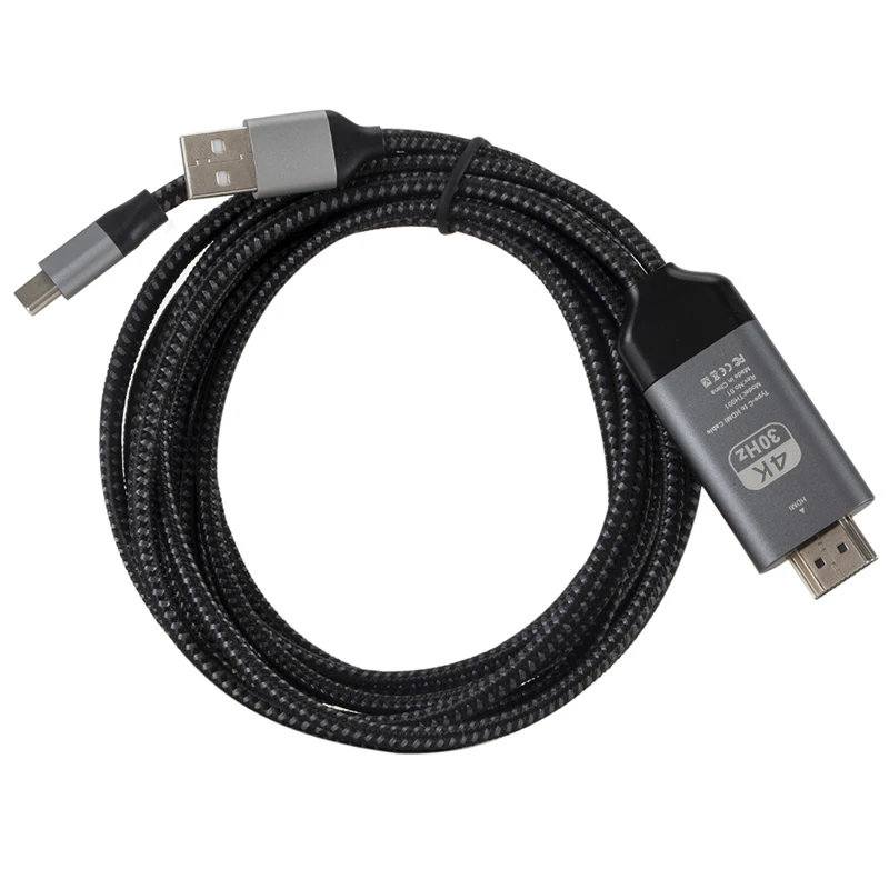 Type-C USB-C к HDMI зарядный кабель адаптер для samsung Galaxy S10 S9 Note 10 | Электроника