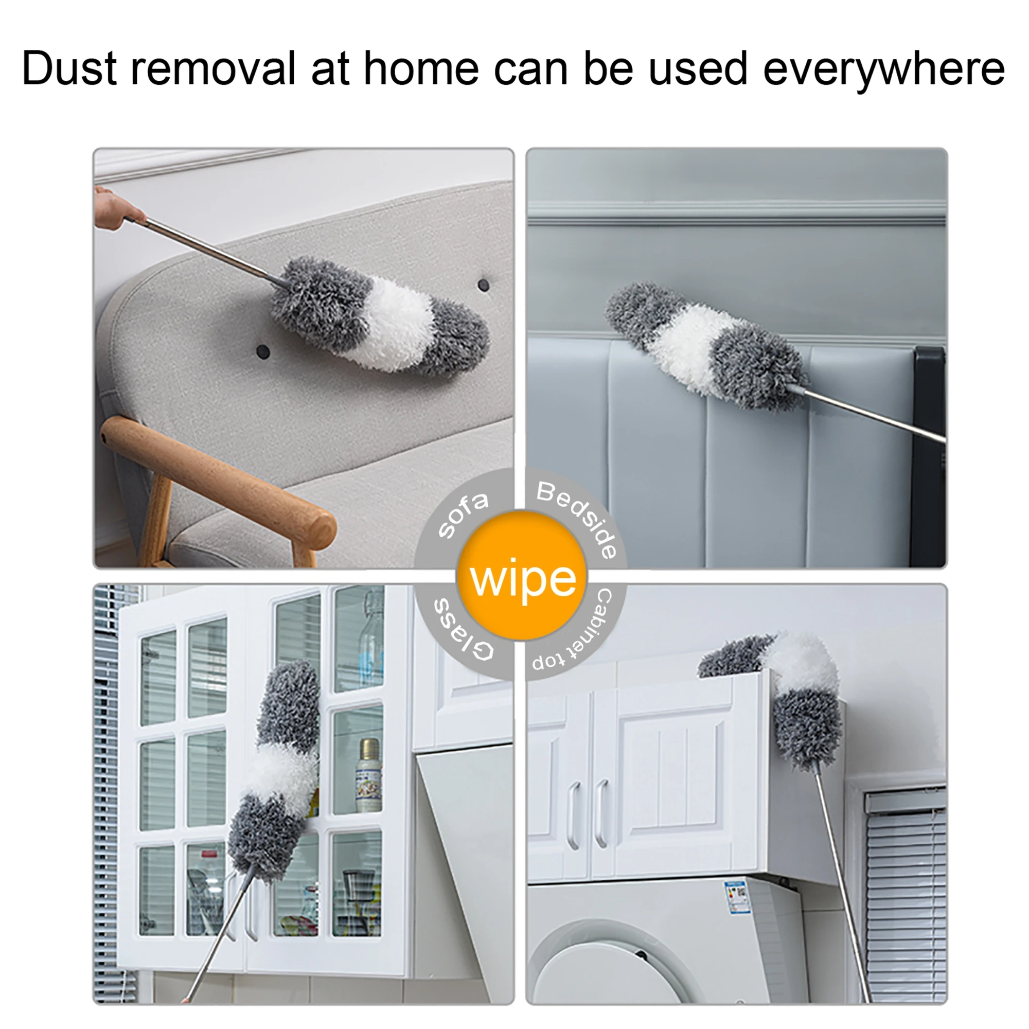 2021 New Fashion Feather Duster, Retractable Brush for Ceiling Spider Web Dust Removal Scavenging, Cleaning Tool
2021 New Fashion Feather Duster, Retractable Brush for Ceiling Spider Web Dust Removal Scavenging, Cleaning Tool