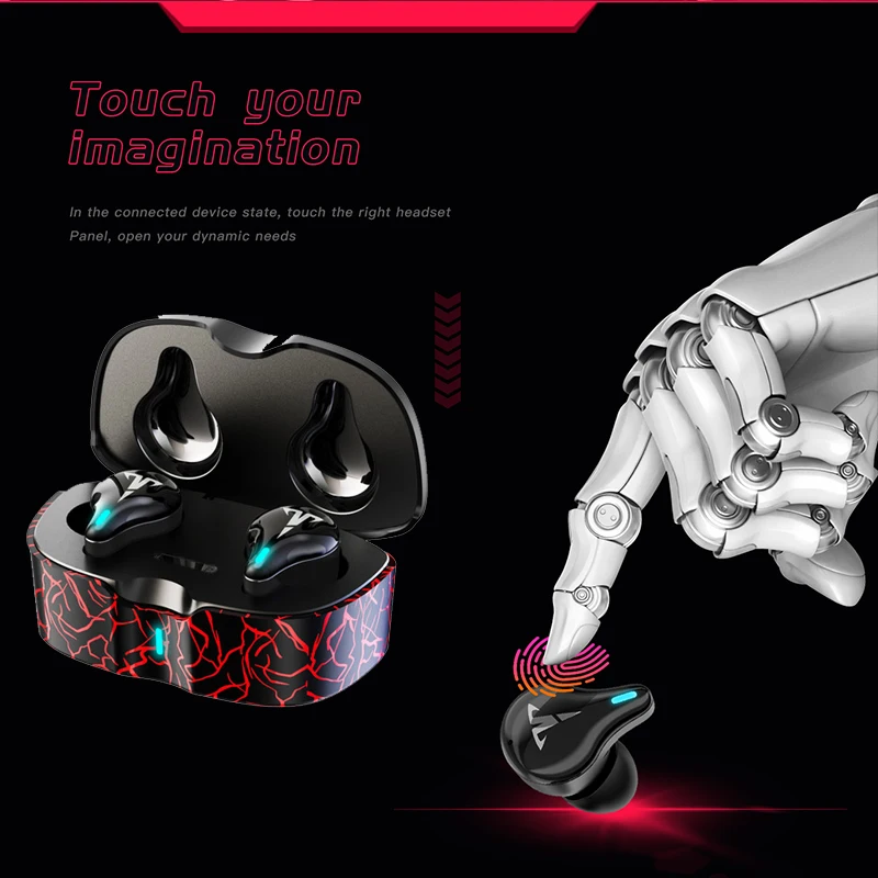 Wireless Headphones Gaming Earphones Bluetooth V5.1 Low Latency Game Headsets 8D Stereo Music Earbuds IPX6 Waterproof With Mic 
Wireless Headphones Gaming Earphones Bluetooth V5.1 Low Latency Game Headsets 8D Stereo Music Earbuds IPX6 Waterproof With Mic