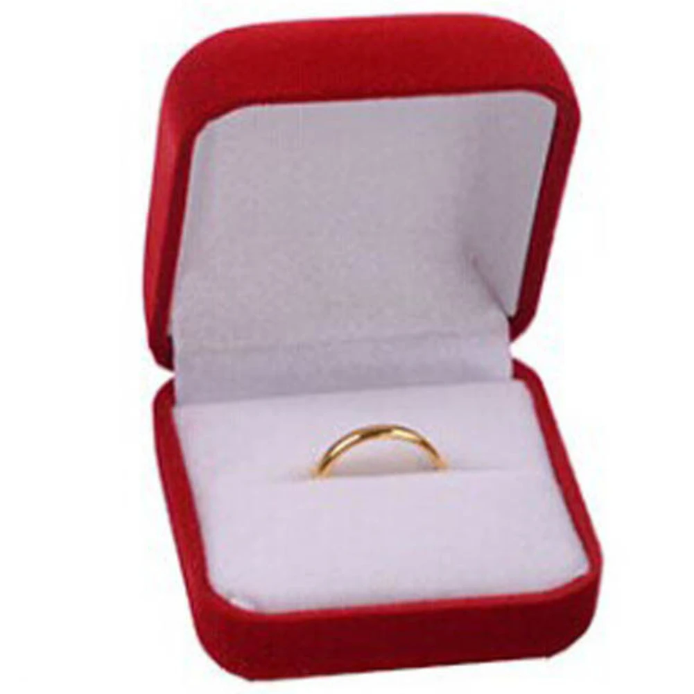 Jewelry Earring Ring Display Storage Organizer Square Gift Packing Box Case for engagement | Украшения и аксессуары