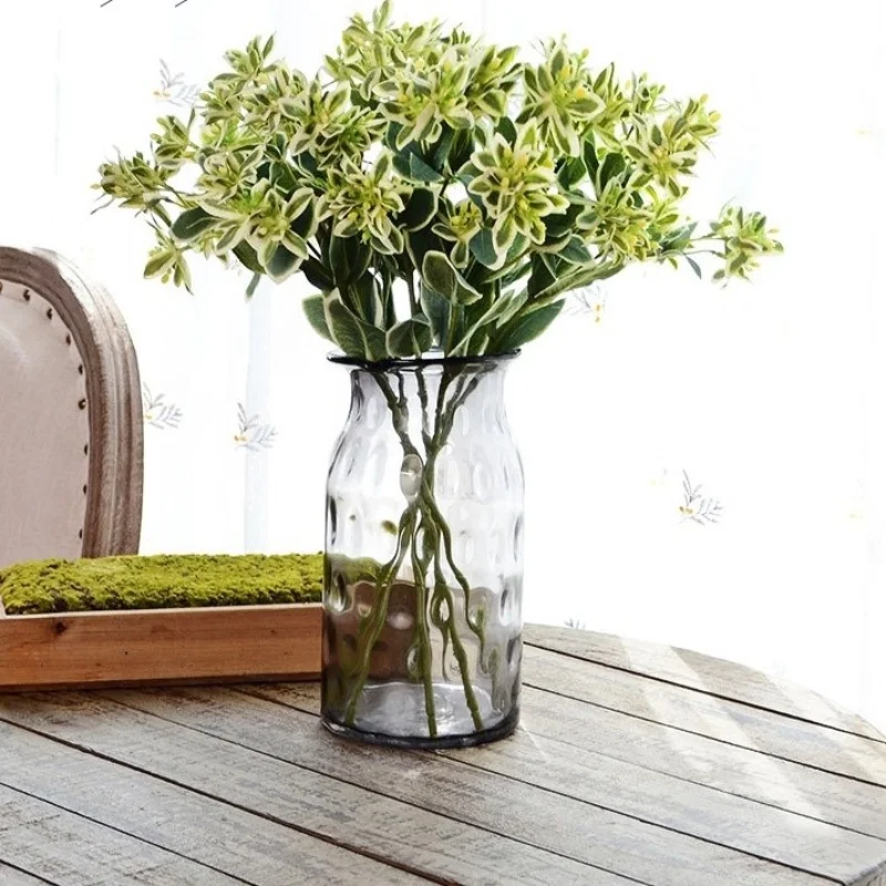 Simulation Green Plant Single Branch 45cm Green White-edge Chicken Cotyledon Bouquet, Home, Living Room, Banquet Indoor Plants
Simulation Green Plant Single Branch 45cm Green White-edge Chicken Cotyledon Bouquet, Home, Living Room, Banquet Indoor Plants