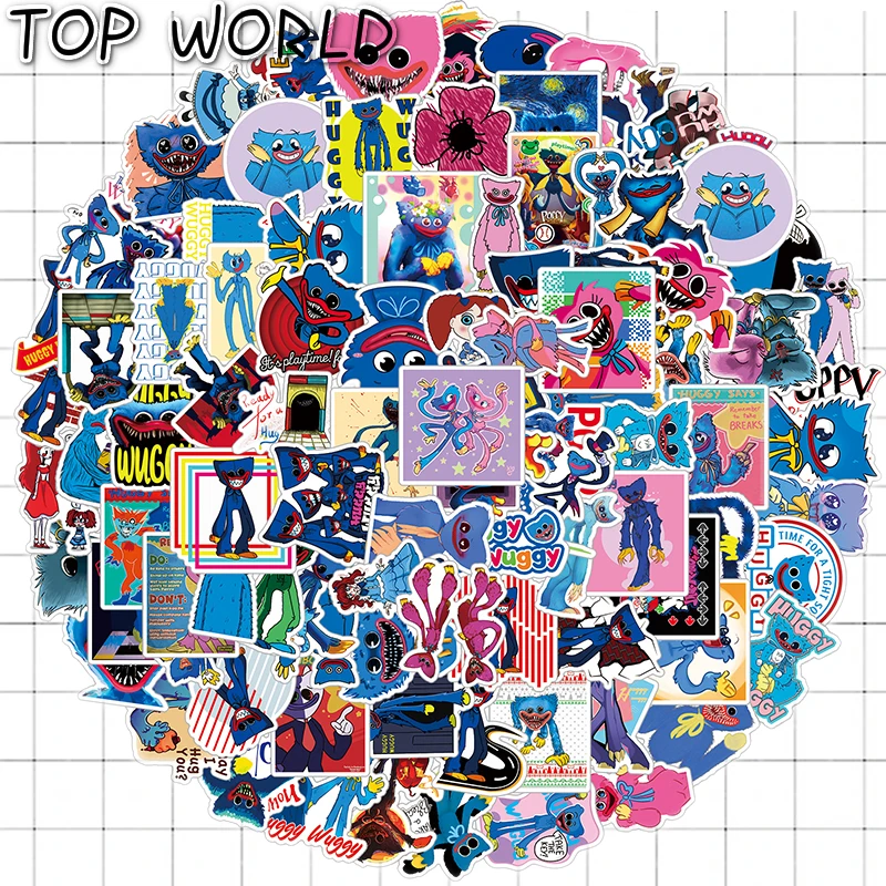 100pcs/set Poppy Playtime Cartoon Horror Game Anime Graffiti Stickers For Scrapbook Motorcycle Laptop Skateboard Luggage Phone
100pcs/set Poppy Playtime Cartoon Horror Game Anime Graffiti Stickers For Scrapbook Motorcycle Laptop Skateboard Luggage Phone