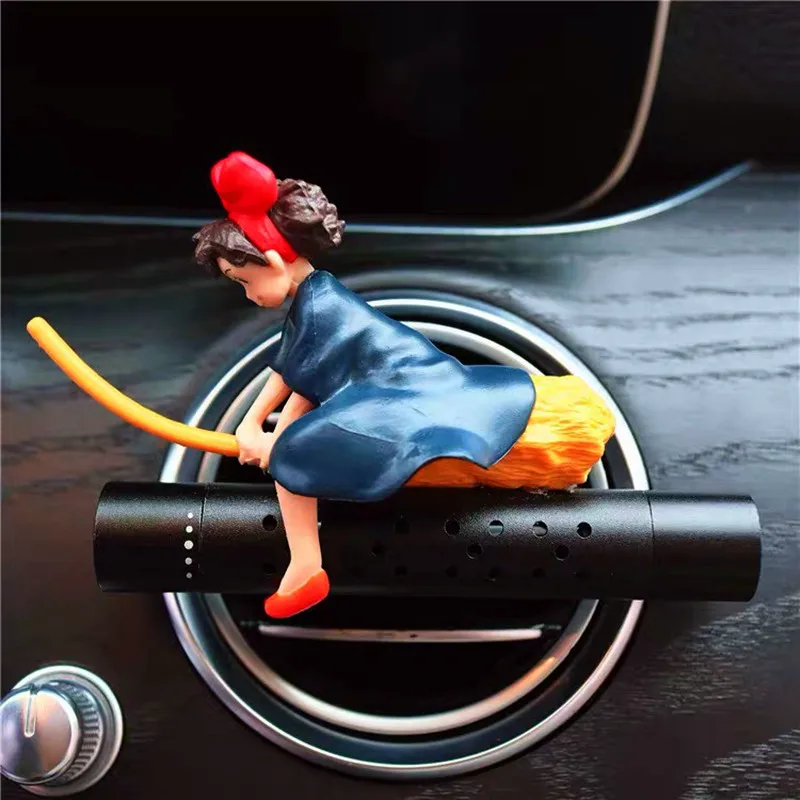 Car Air Freshener Cartoon Girl Riding A Broom Cute Car Accessories Interior Perfume Metal Aromatherapy Air Vent Clip Ornament
Car Air Freshener Cartoon Girl Riding A Broom Cute Car Accessories Interior Perfume Metal Aromatherapy Air Vent Clip Ornament