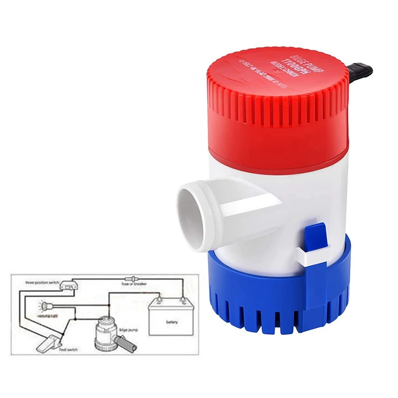 1100GPH Bilge Pump 12V Electric Submersible Boat Yacht Pump Float Switch Bilge Switches Motor Homes Houseboat Boats 
1100GPH Bilge Pump 12V Electric Submersible Boat Yacht Pump Float Switch Bilge Switches Motor Homes Houseboat Boats