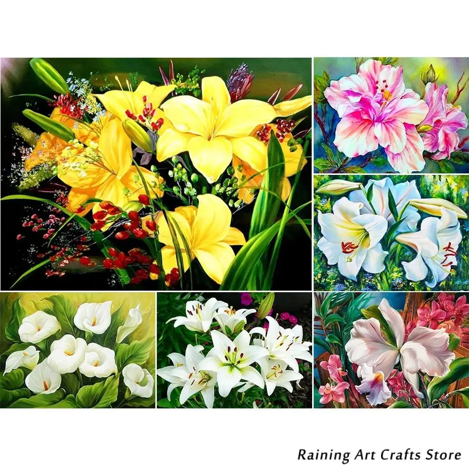 Diy 5D Diamond Painting Lily Calla Lily Embroidery Cross Stitch Kits Full Round Square Drill Flower Mosaic Pictures Home Decor
Diy 5D Diamond Painting Lily Calla Lily Embroidery Cross Stitch Kits Full Round Square Drill Flower Mosaic Pictures Home Decor