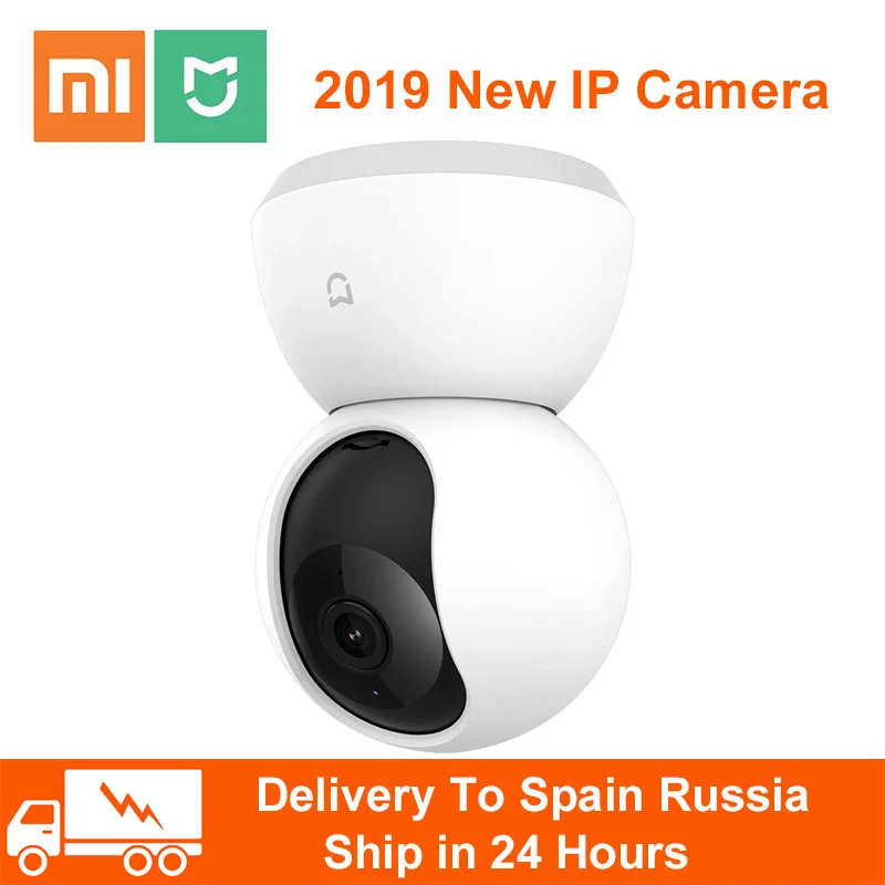 Умная IP камера Xiaomi Mijia 1080P веб монитор видеокамера с углом обзора 360 градусов Wi Fi
