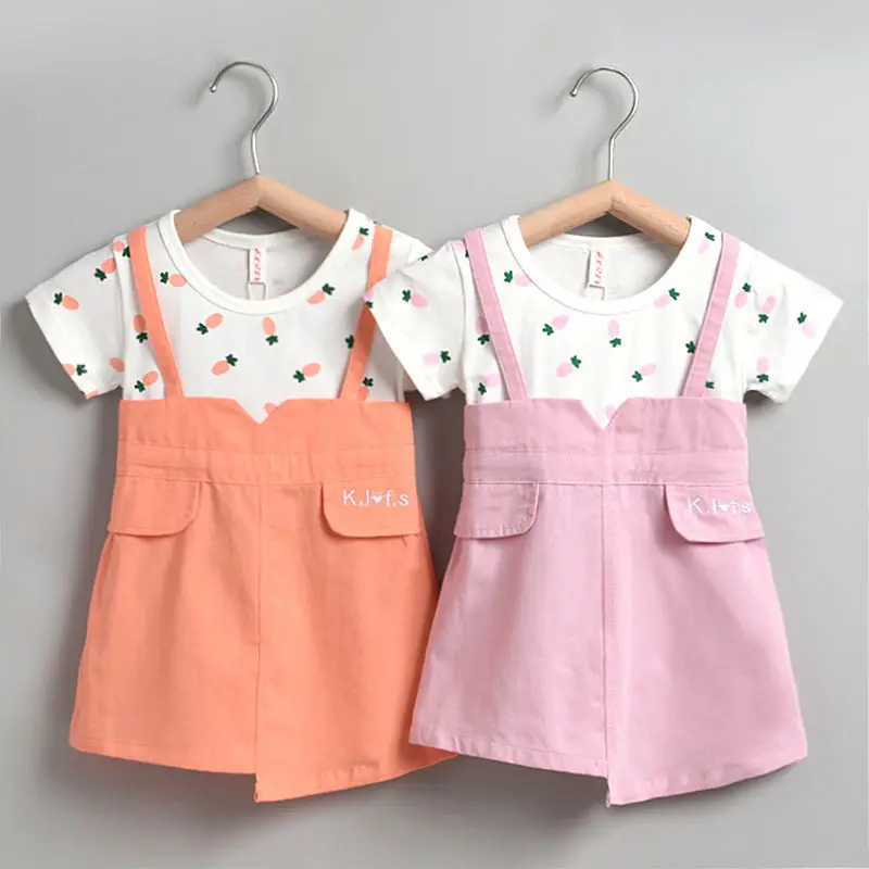 Детское летнее платье принцессы, с круглым вырезом, P5953 
Детское летнее платье принцессы, с круглым вырезом, P5953