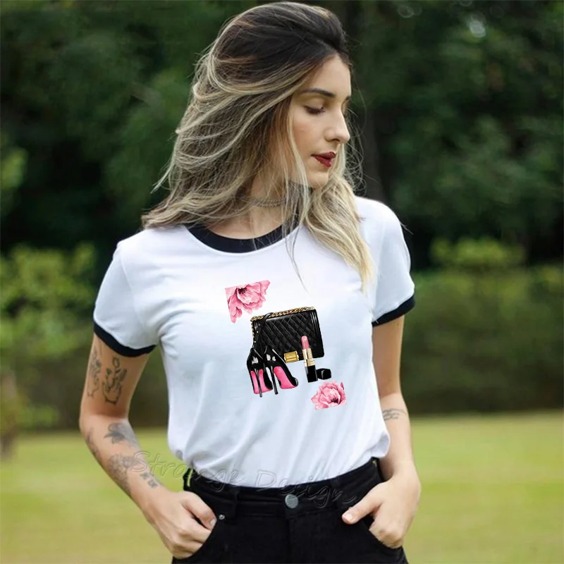 Paris Vogue Black Skirt Perfume Shoes Bag Women t shirts Modern Fashion Tops Harajuku Female Clothes Streetwear Graphic tshirt
Paris Vogue Black Skirt Perfume Shoes Bag Women t shirts Modern Fashion Tops Harajuku Female Clothes Streetwear Graphic tshirt