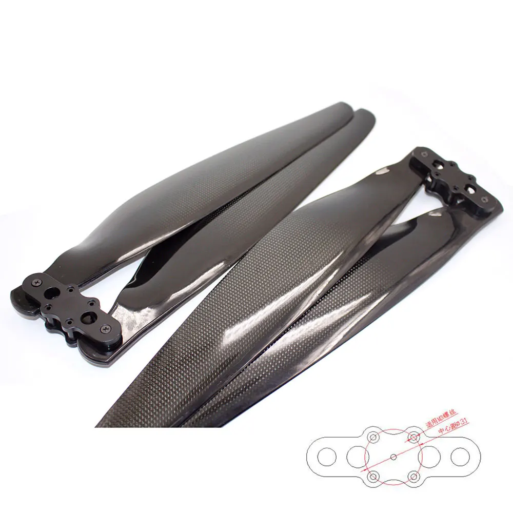 F3490 Carbon Fiber folding Propeller Foldable Prop CW/CCW 1 Pair for HLY X100 Motor Large Load Agriculture drone Multicopter UAV
F3490 Carbon Fiber folding Propeller Foldable Prop CW/CCW 1 Pair for HLY X100 Motor Large Load Agriculture drone Multicopter UAV