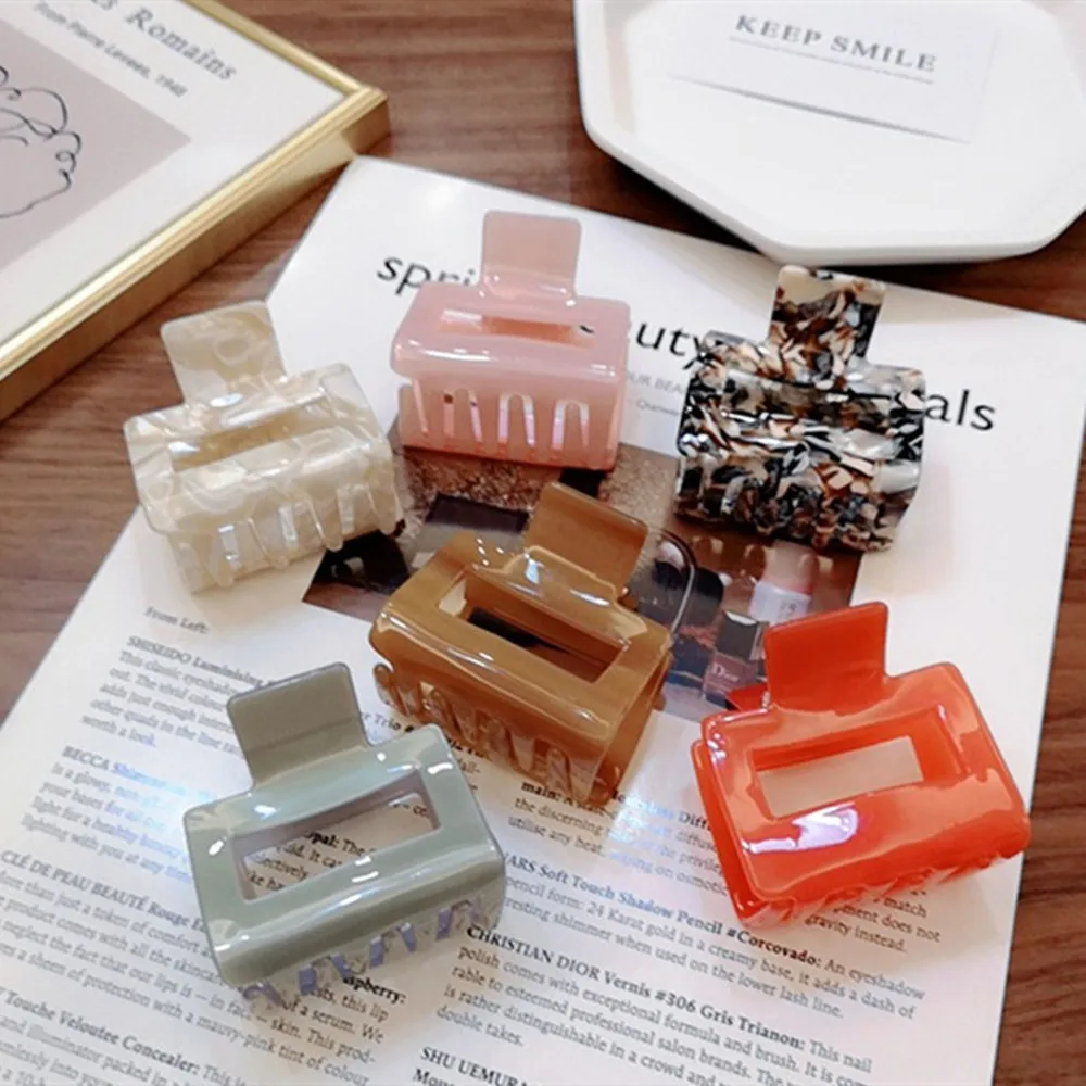 2020 Korean Simple Square Acetate Hair Clip Girls Crab Claws Clamp Hairgrip Hair Accessories For Women Banana Grips
2020 Korean Simple Square Acetate Hair Clip Girls Crab Claws Clamp Hairgrip Hair Accessories For Women Banana Grips