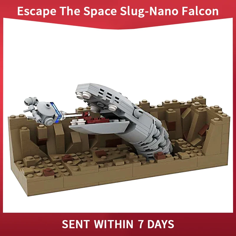 Escaped The Space-Slug Nano Spaceship Building Blocks MOC Movie Scene Model Creative Toys Kids DIY Bricks Idea Boys Gift
Escaped The Space-Slug Nano Spaceship Building Blocks MOC Movie Scene Model Creative Toys Kids DIY Bricks Idea Boys Gift