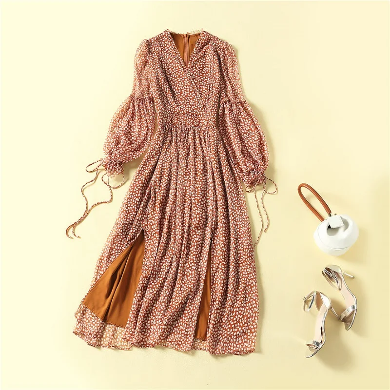 Newest Fashion Runway Dress 2021 Summer Clothing Women V-Neck Leaves Print String Deco Long Sleeve Casual Party Tunic Dress
Newest Fashion Runway Dress 2021 Summer Clothing Women V-Neck Leaves Print String Deco Long Sleeve Casual Party Tunic Dress