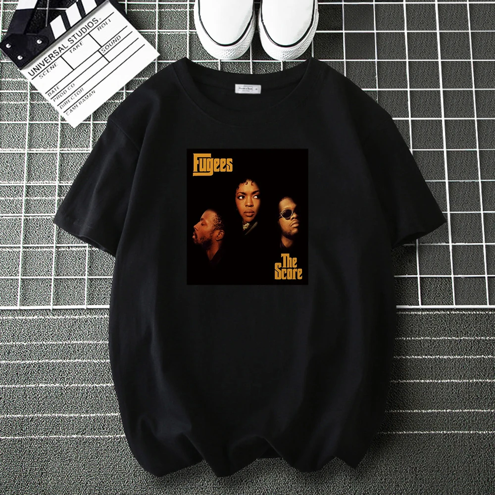 Мужская и женская футболка с надписью Fugees, черная Повседневная футболка с принтом из мультфильма funko pop, свободные топы в стиле хип-хоп, футбо...
Мужская и женская футболка с надписью Fugees, черная Повседневная футболка с принтом из мультфильма funko pop, свободные топы в стиле хип-хоп, футбо...