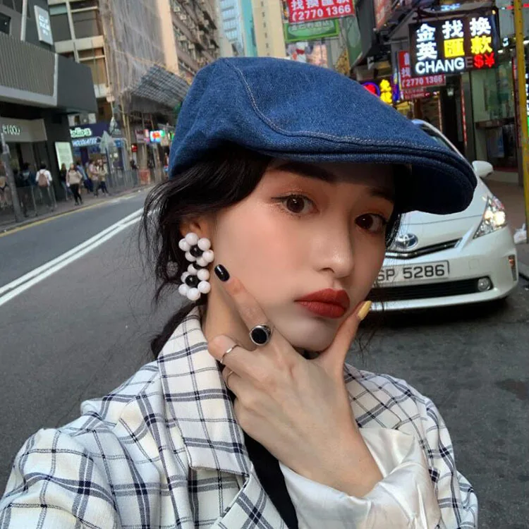Japanese Cowboy Hats For Men's Women Light Board Simple Peaked Cap Washed Denim Beret Female Thin Section Breathable Forward Cap
Japanese Cowboy Hats For Men's Women Light Board Simple Peaked Cap Washed Denim Beret Female Thin Section Breathable Forward Cap