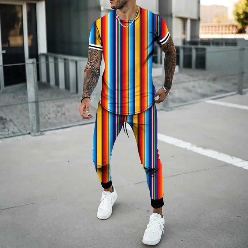 Geometric 3D Printing Men's Suit Summer Hot Sale T-Shirt + Pants 2-Piece Casual Sportswear 2021 Fashion Hip-Hop Streetwear S-6XL
Geometric 3D Printing Men's Suit Summer Hot Sale T-Shirt + Pants 2-Piece Casual Sportswear 2021 Fashion Hip-Hop Streetwear S-6XL