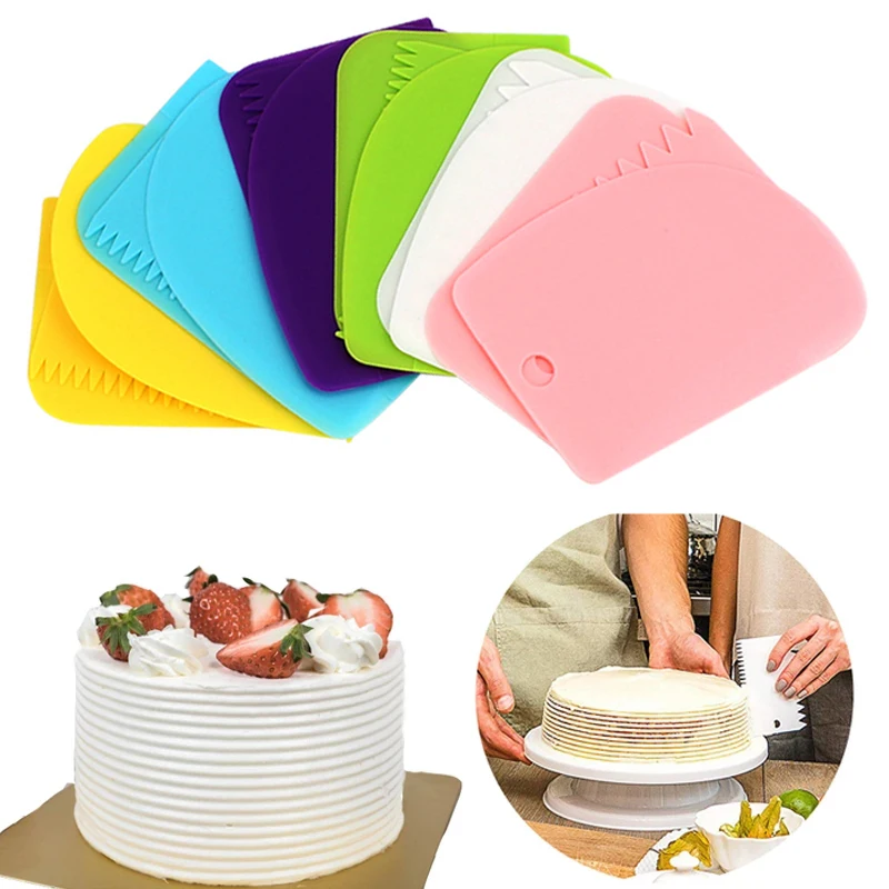 3Pcs/Set Food Grade Cream Scraper Teeth Edge DIY Scraper Smooth Cake Decorating Fondant Pastry Cutters Baking Kitchen Tools
3Pcs/Set Food Grade Cream Scraper Teeth Edge DIY Scraper Smooth Cake Decorating Fondant Pastry Cutters Baking Kitchen Tools
