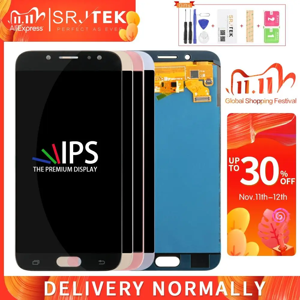 ЖК-дисплей Srjtek для SAMSUNG Galaxy J730 J7 Pro, дисплей J730, сенсорный дигитайзер, сенсорная рамка J730F LCD J7 2017 J730F, стекло для экрана
ЖК-дисплей Srjtek для SAMSUNG Galaxy J730 J7 Pro, дисплей J730, сенсорный дигитайзер, сенсорная рамка J730F LCD J7 2017 J730F, стекло для экрана