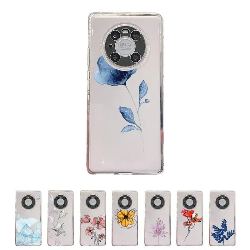 Watercolor flowers gold leaves Phone Case Transparent For Huawei honor V 40 30 20 X note 10 pro lite max s Soft TPU Clear bags
Watercolor flowers gold leaves Phone Case Transparent For Huawei honor V 40 30 20 X note 10 pro lite max s Soft TPU Clear bags