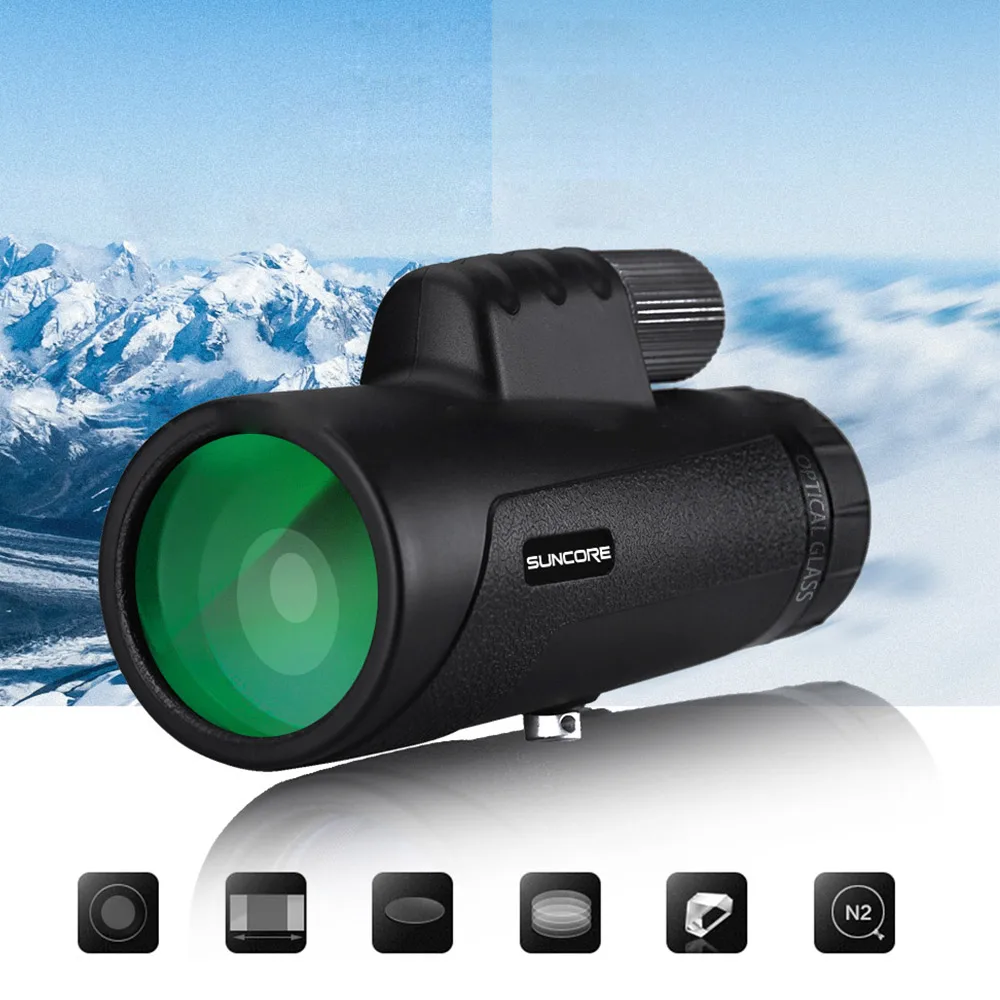 Monocular Telescope 12x42 Waterproof HD Low-light Night Vision Monocular BAK4 Prism Wide Angle Outdoor Professional Telescope
Monocular Telescope 12x42 Waterproof HD Low-light Night Vision Monocular BAK4 Prism Wide Angle Outdoor Professional Telescope