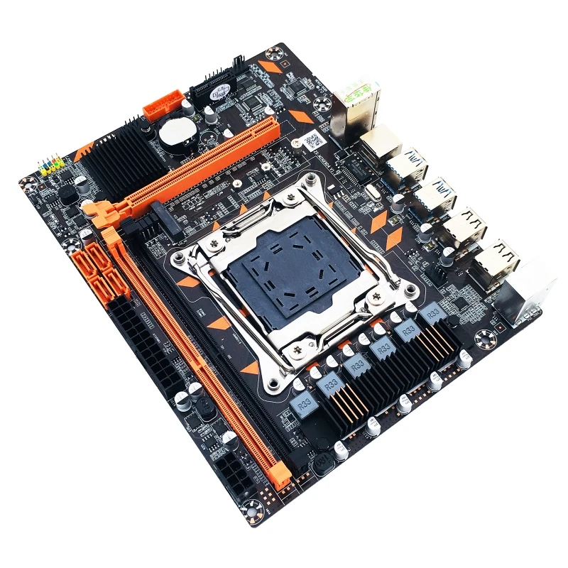 Материнская плата X99-Mini DDR3, системная плата компьютера, SATA3.0, USB3.0 для M.2, NVME, ядро, 5, 6, Xeon E5
Материнская плата X99-Mini DDR3, системная плата компьютера, SATA3.0, USB3.0 для M.2, NVME, ядро, 5, 6, Xeon E5