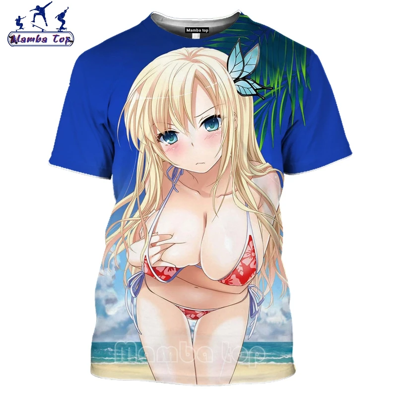 Mamba Top 3D Print Hot Summer Sandy Beach Anime Girl T Shirt Men Manga Hentai Loli Women Tee Sexy Exposed Bikini Swimsuit Tshirt
Mamba Top 3D Print Hot Summer Sandy Beach Anime Girl T Shirt Men Manga Hentai Loli Women Tee Sexy Exposed Bikini Swimsuit Tshirt