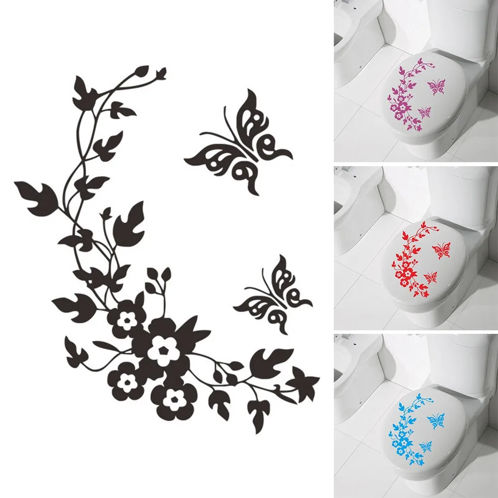 1pc Removable Toilet Seat Sticker Lovely Flower Butterfly Bathroom Toilet Seat/Fridge Wall Decals Sticker Home Decoration
1pc Removable Toilet Seat Sticker Lovely Flower Butterfly Bathroom Toilet Seat/Fridge Wall Decals Sticker Home Decoration