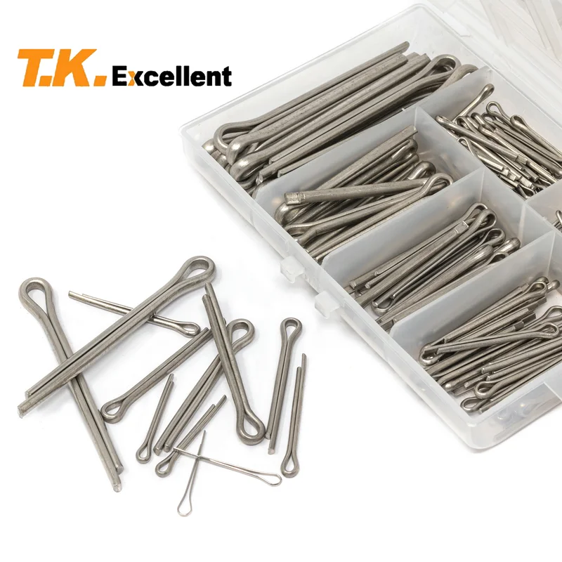 230 Pcs Stainless Steel Split Pin Assortment Kit M1 M2 M2.5 M3 M4 M5 Cotter Pins Set
230 Pcs Stainless Steel Split Pin Assortment Kit M1 M2 M2.5 M3 M4 M5 Cotter Pins Set