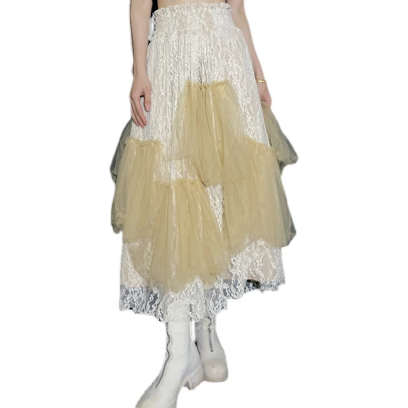 XITAO New Lace Splicing Dress Fashion Irregular Contrast Color Summer Strapless Sleeveless Temperament Loose Women WMD0376
XITAO New Lace Splicing Dress Fashion Irregular Contrast Color Summer Strapless Sleeveless Temperament Loose Women WMD0376