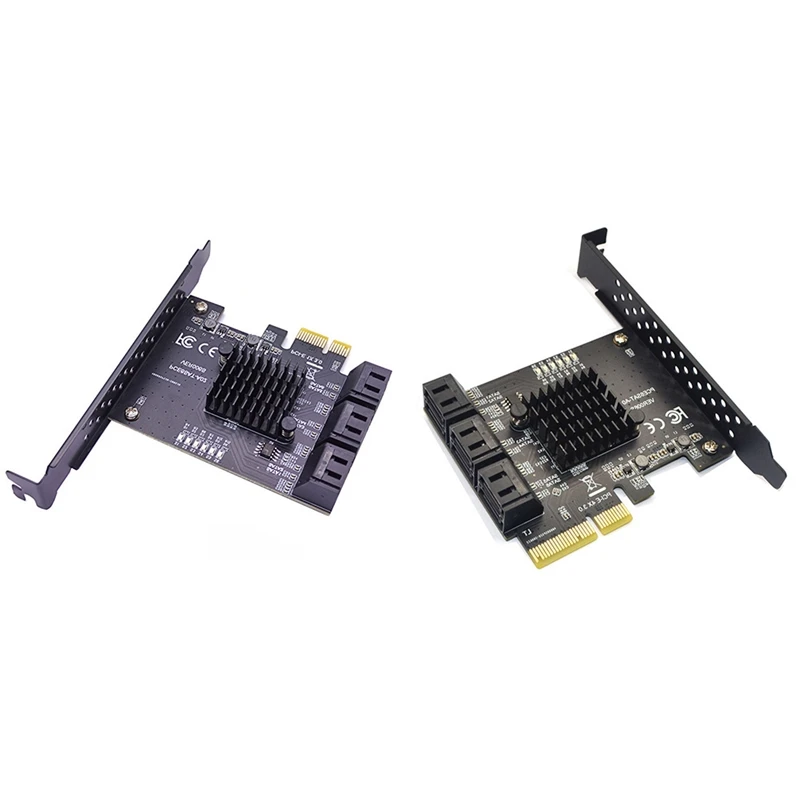 6Gbps SATA 3.0 to PCI-E Controller Card 6 Ports SATAIII PCIe Expansion Card PCI Express Adapter Converter
6Gbps SATA 3.0 to PCI-E Controller Card 6 Ports SATAIII PCIe Expansion Card PCI Express Adapter Converter