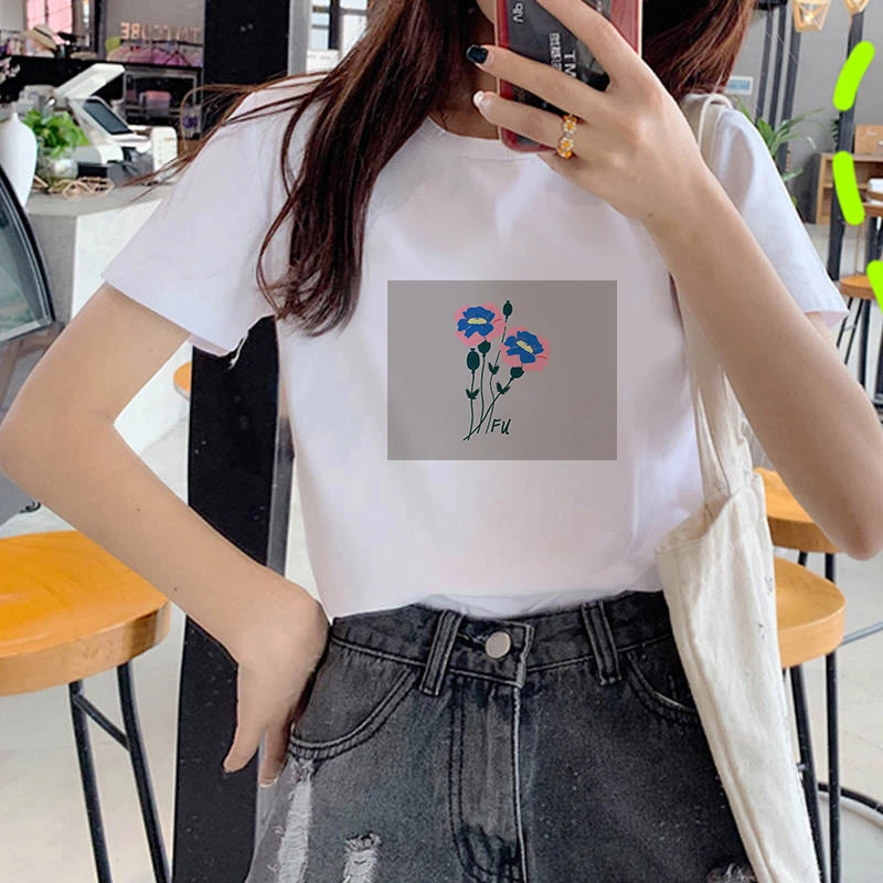 Summer T Shirt Women Short Sleeve Female Girls Tees Wreath Theme Graphic Print Aesthetic Cute Clothing Casual Streetwear Tshirt
Summer T Shirt Women Short Sleeve Female Girls Tees Wreath Theme Graphic Print Aesthetic Cute Clothing Casual Streetwear Tshirt