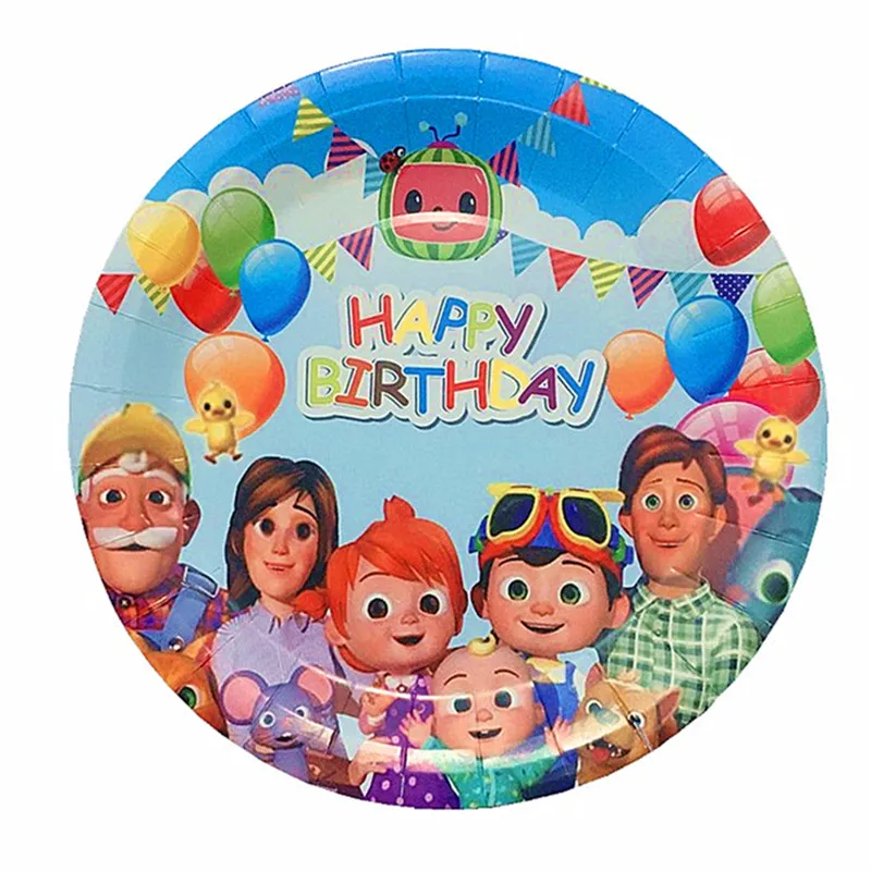 10pcs/Pack Cocomelon Birthday Party Supplies Baby Shower Decorations Kid's Favor Cocomelon Theme Disposable Plates Paper Dishes
10pcs/Pack Cocomelon Birthday Party Supplies Baby Shower Decorations Kid's Favor Cocomelon Theme Disposable Plates Paper Dishes