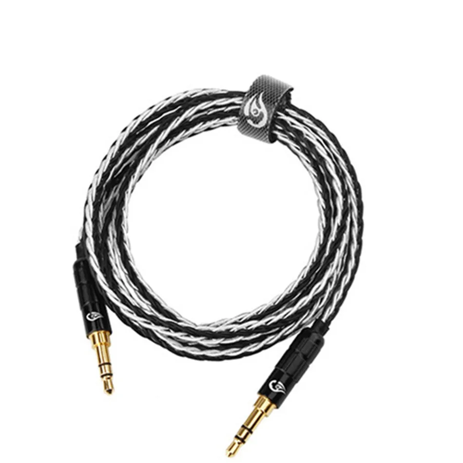3.5 mm Jack Stereo Aux Cable 3.5mm Male to Male Audio Cable Gold Plated Copper Silver Plated Wire 0.5M 1.2M HIFI Speaker Line
3.5 mm Jack Stereo Aux Cable 3.5mm Male to Male Audio Cable Gold Plated Copper Silver Plated Wire 0.5M 1.2M HIFI Speaker Line