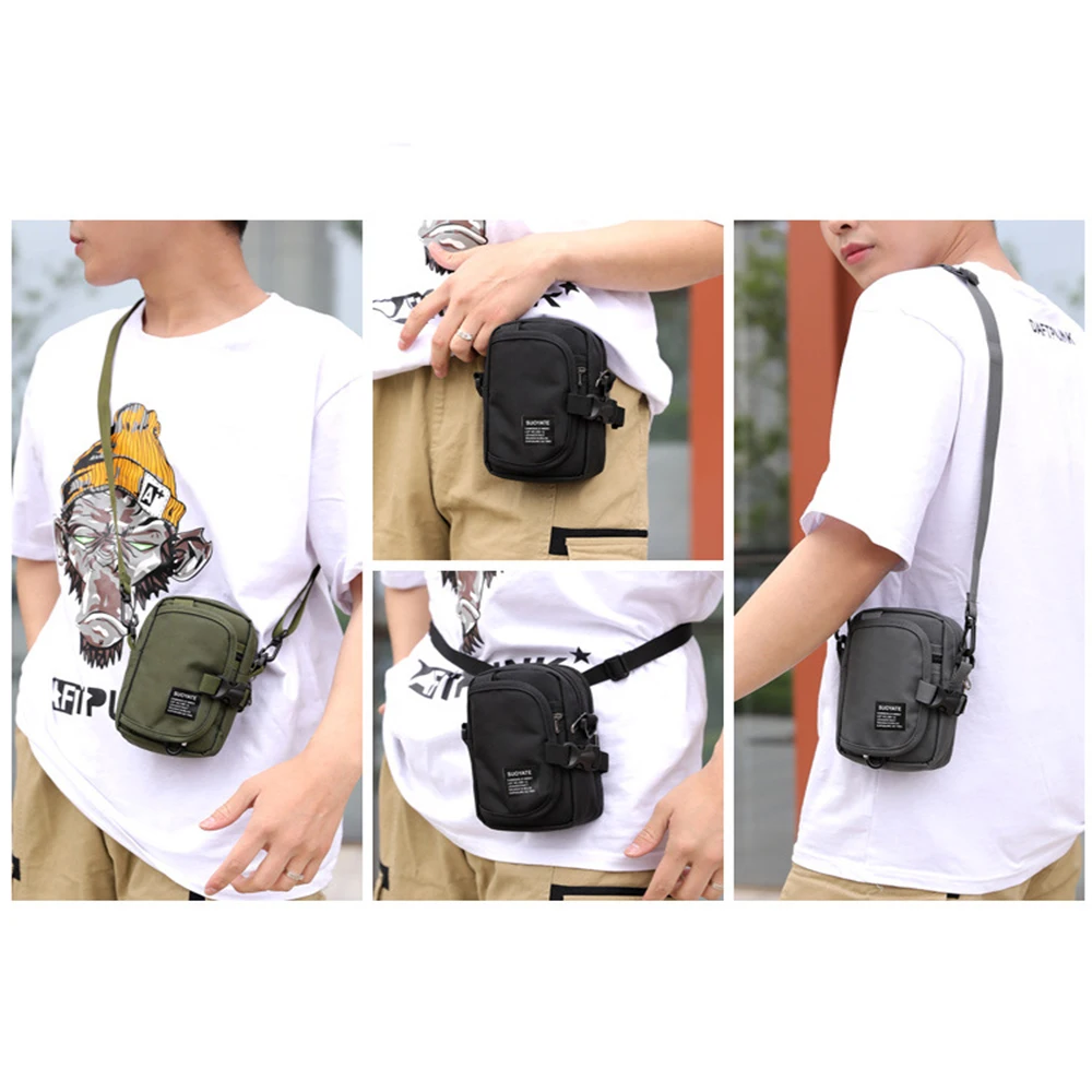 Tactical Single Shoulder Messenger Bag Unisex Waterproof Cellphone Pouch Multifunction Waist Pack Crossbody Bags for Travel 
Tactical Single Shoulder Messenger Bag Unisex Waterproof Cellphone Pouch Multifunction Waist Pack Crossbody Bags for Travel