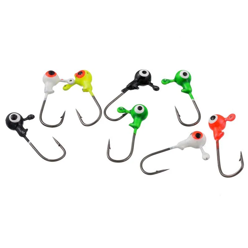 8Pcs/set Mini Fishing Hook Glowing Jig Ball Double Eye High Carbon Steel Hook Fluorescent Round Jig Head Lead Fishing Hook Pesca
8Pcs/set Mini Fishing Hook Glowing Jig Ball Double Eye High Carbon Steel Hook Fluorescent Round Jig Head Lead Fishing Hook Pesca