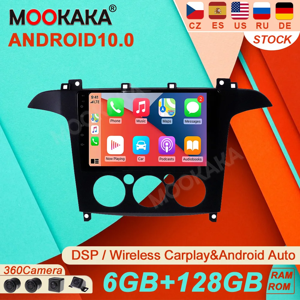 6+128G Android10 CARPLAY For Ford S-MAX 2006-2008 Car Radio Multimedia Video Player NavigationGPS Accessories Auto 2 Din NO DVD
6+128G Android10 CARPLAY For Ford S-MAX 2006-2008 Car Radio Multimedia Video Player NavigationGPS Accessories Auto 2 Din NO DVD