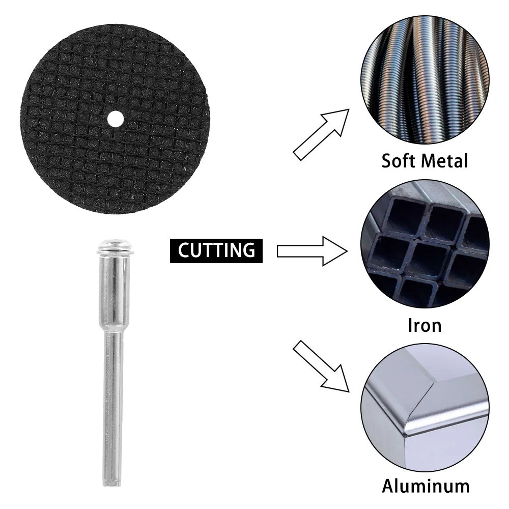 Mini Abrasive Diamond Cutting Disc Set for Dremel Rotary Cutter Saw Blade Grinding Wheels Disk with Mandrel Power Tools Kit
Mini Abrasive Diamond Cutting Disc Set for Dremel Rotary Cutter Saw Blade Grinding Wheels Disk with Mandrel Power Tools Kit
