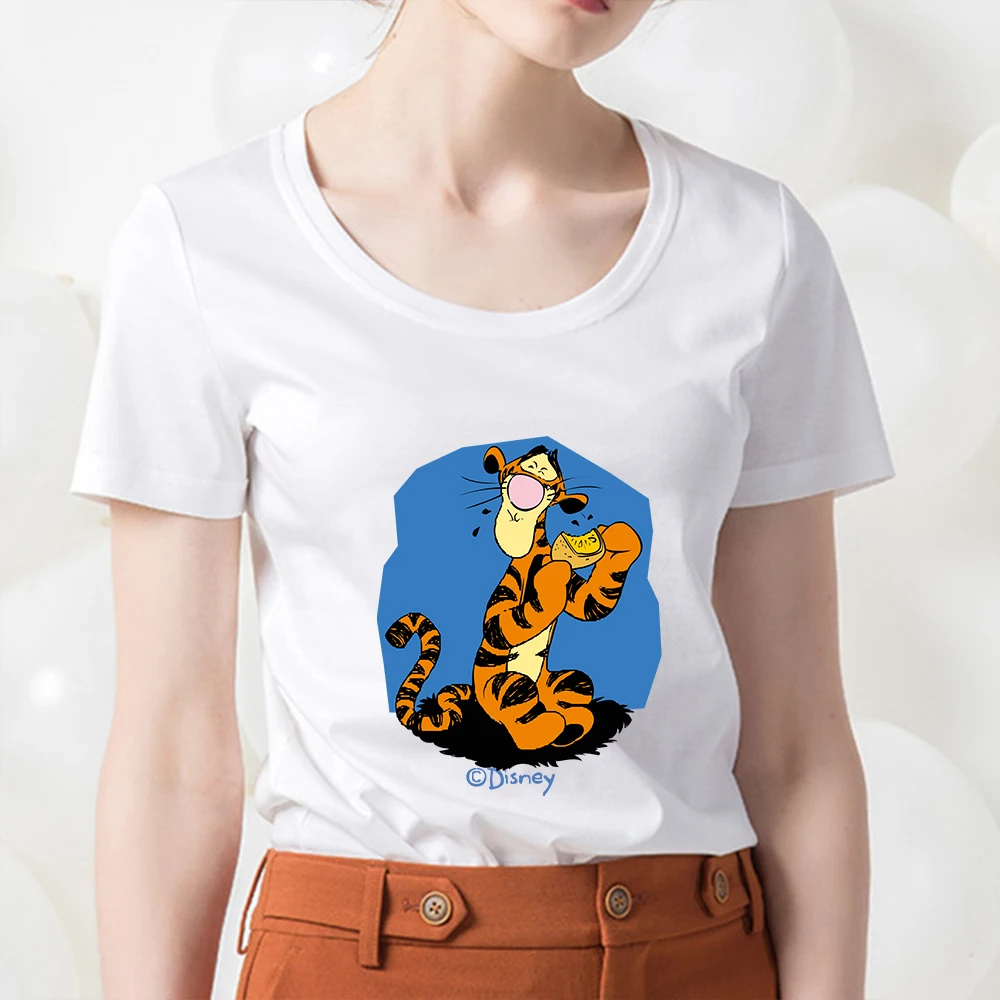 2021 Tshirts Winnie Tee Shirt Femme Tigger Printed T-shirts Woman Summer Kawaii Disney for Girls Cute O-neck Aesthetic Clothes
2021 Tshirts Winnie Tee Shirt Femme Tigger Printed T-shirts Woman Summer Kawaii Disney for Girls Cute O-neck Aesthetic Clothes