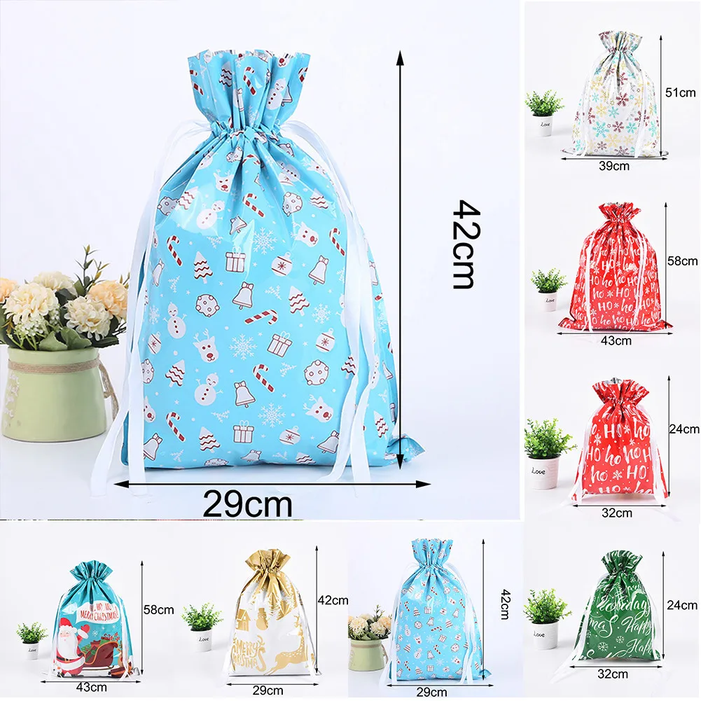 5Pcs Christmas Gift Party Bags Sacks Reusable Drawstring Wrap Present Storage Birthday Party Gift Bag Christmas Decorations 2022
5Pcs Christmas Gift Party Bags Sacks Reusable Drawstring Wrap Present Storage Birthday Party Gift Bag Christmas Decorations 2022