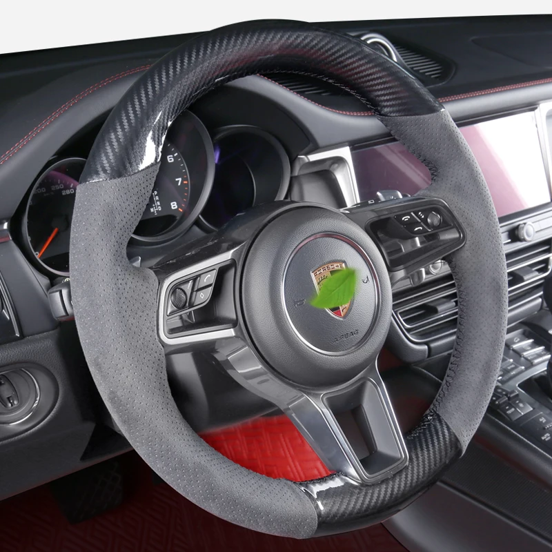 DIY For Porsche Cayenne 9YA 971 Taycan Panamera Macan Alcantara Hand Sewing Car Steering Wheel Cover car accessories
DIY For Porsche Cayenne 9YA 971 Taycan Panamera Macan Alcantara Hand Sewing Car Steering Wheel Cover car accessories