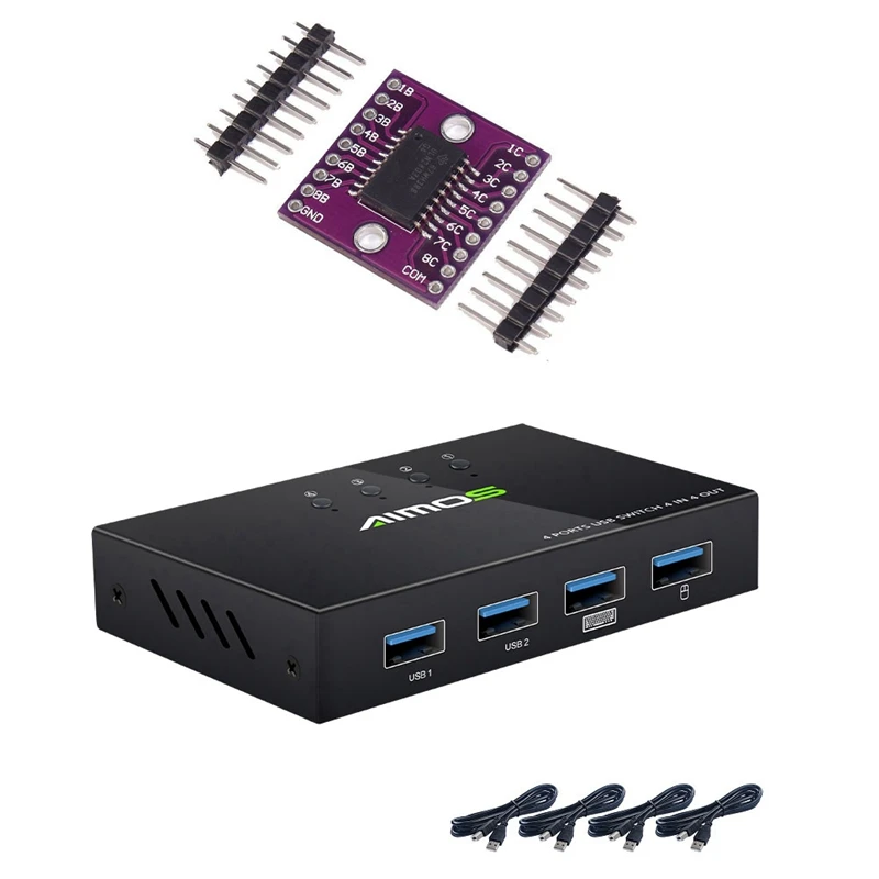 ULN2803A Darlington Transistor Arrays Driver Breakout Board for Arduino with USB 2.0 Switch KVM Switcher Splitter Box
ULN2803A Darlington Transistor Arrays Driver Breakout Board for Arduino with USB 2.0 Switch KVM Switcher Splitter Box